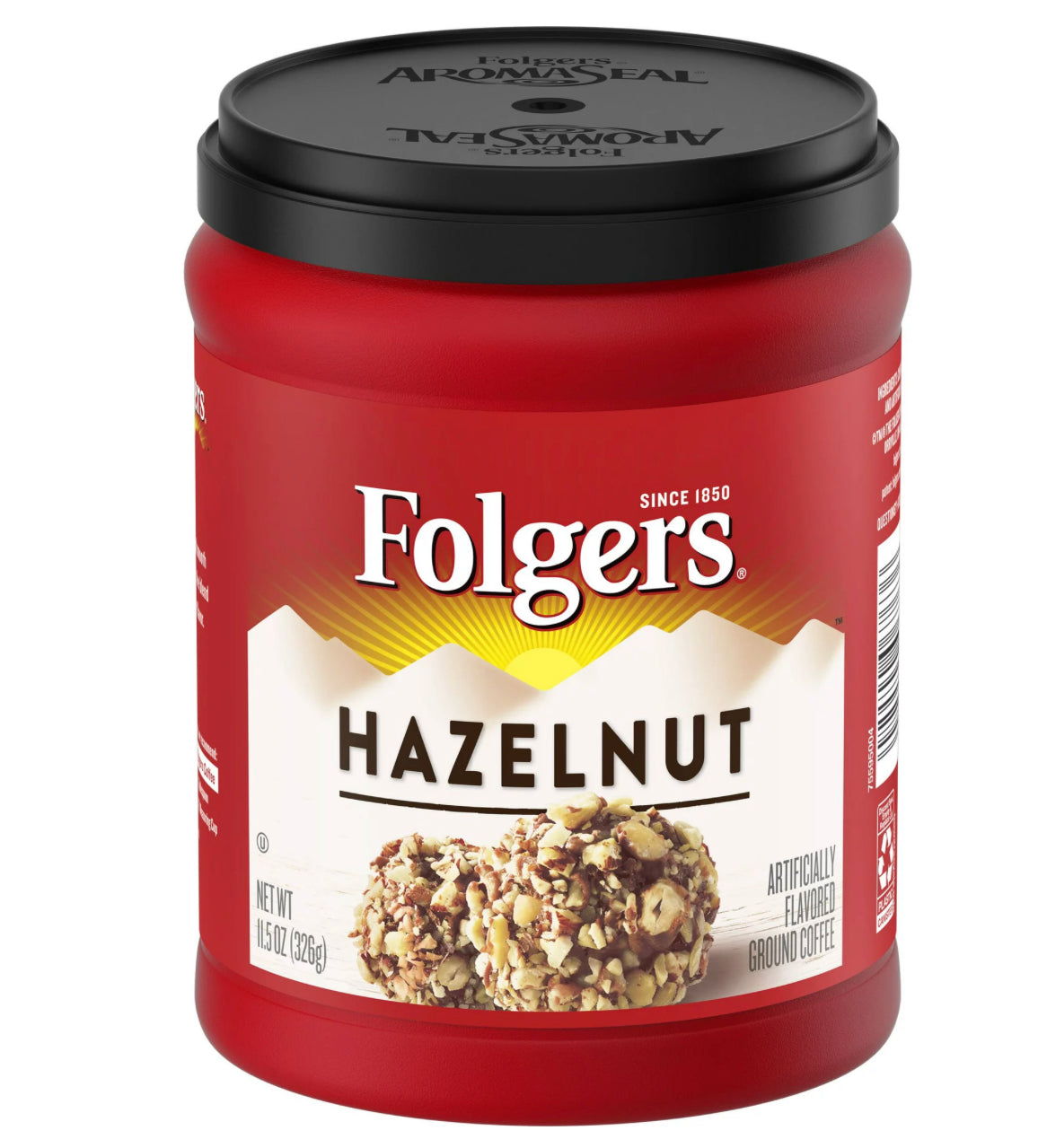 Folgers Hazelnut Ground Coffee, 11.5oz