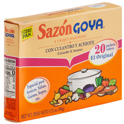 Goya Sazón Con Culantro & Achiote 20pk