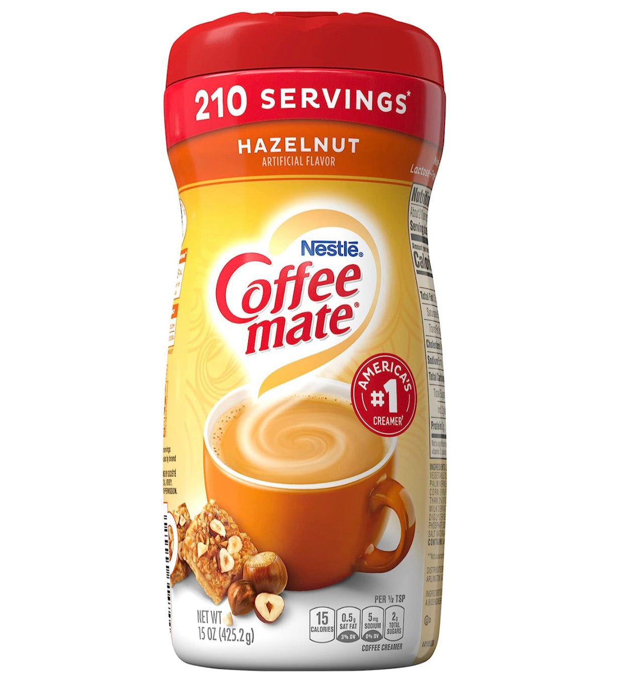 Coffee Mate Hazelnut Coffee Creamer 15oz