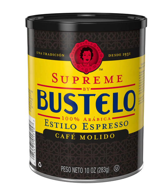 Bustelo Supreme Espresso Style Dark Roast Ground Coffee 10oz