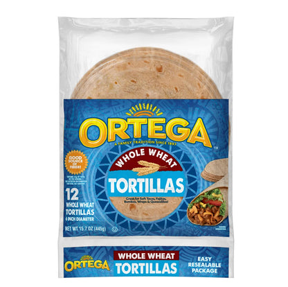 Ortega Whole Wheat 12 Tortillas