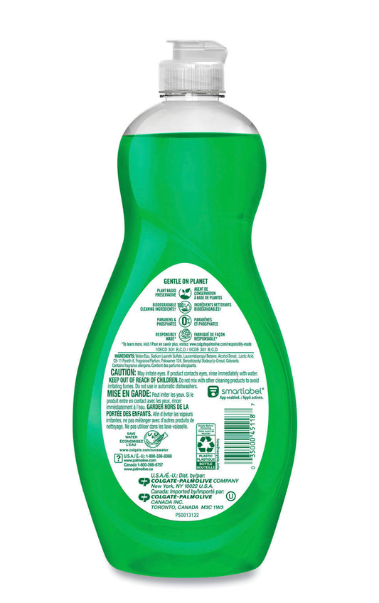 Ultra Palmolive Dishwashing Liquid Ultra Strength Original Scent 20oz