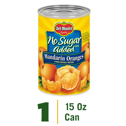 Del Monte Mandarin Oranges No Sugar Added 15oz