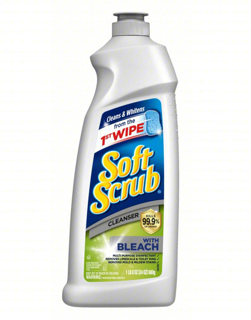 Soft Scrub With Bleach 8oz