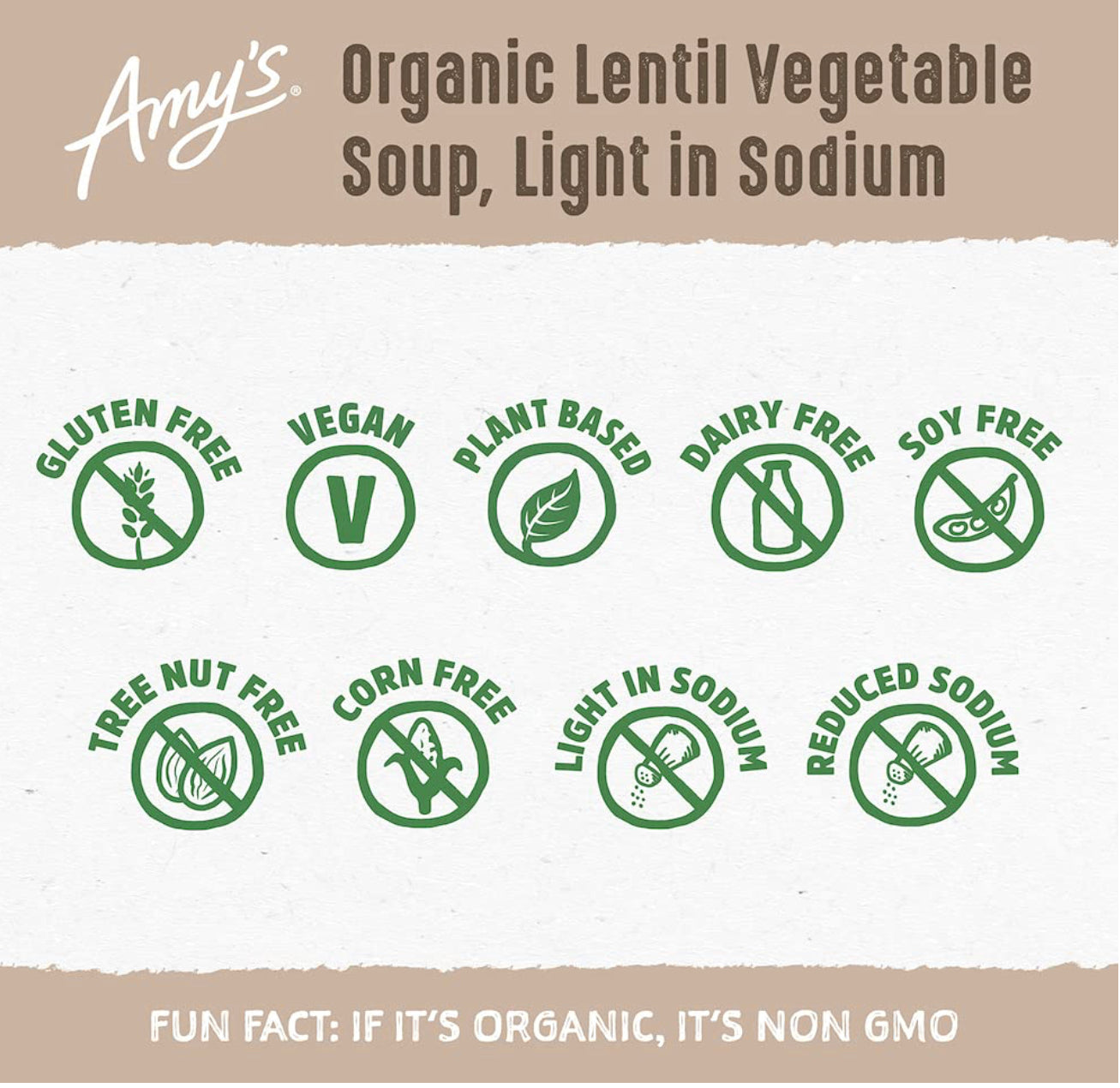 Amy's Organic Soups Lentil Light In Sodium 14.5oz