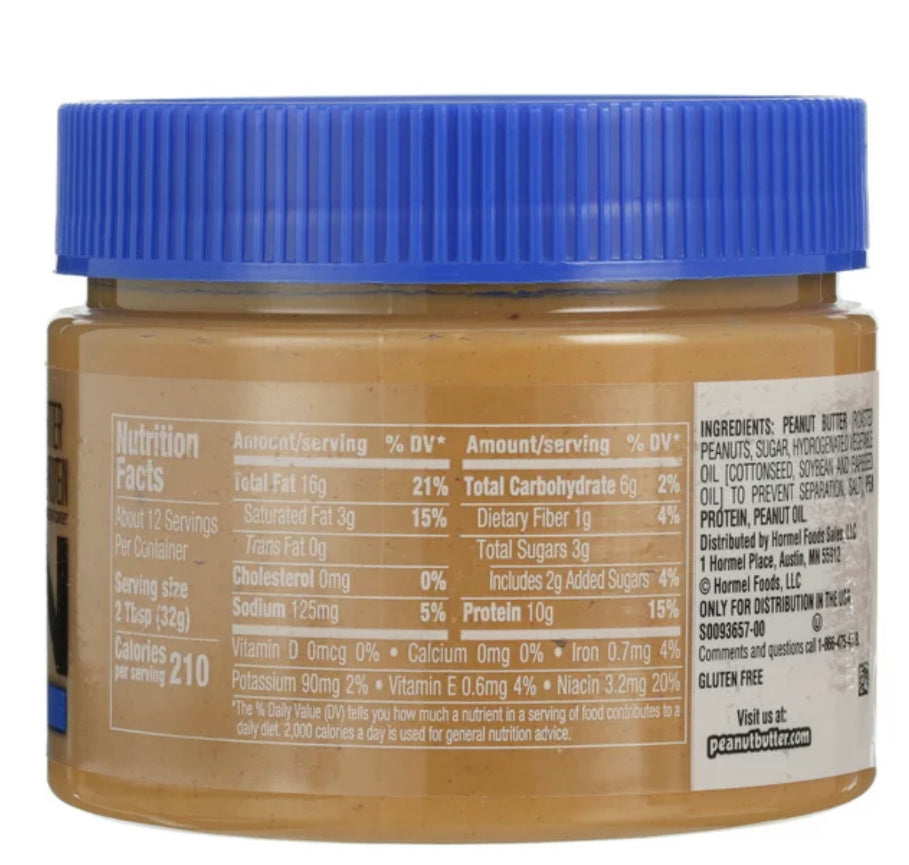 Skippy Protein Chunky Peanut Butter 14oz