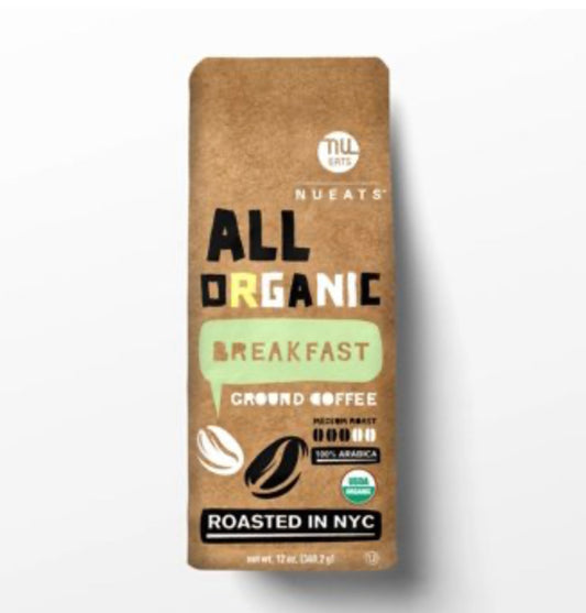 Nueats All Organic Breakfast Ground Coffee 12oz