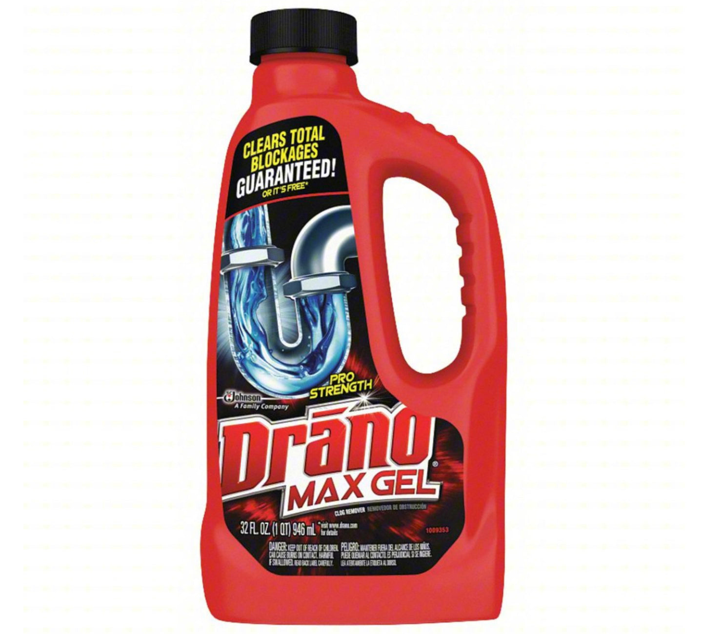 Drano Gel Clog Remover Unscented 32oz