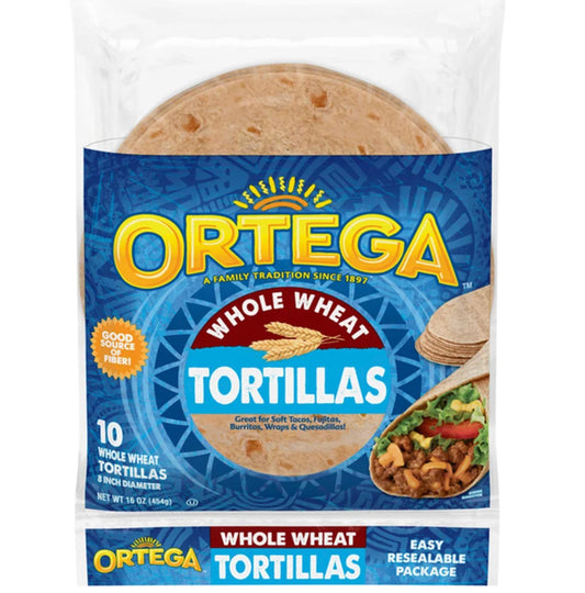 Ortega Whole Wheat 10 Tortillas