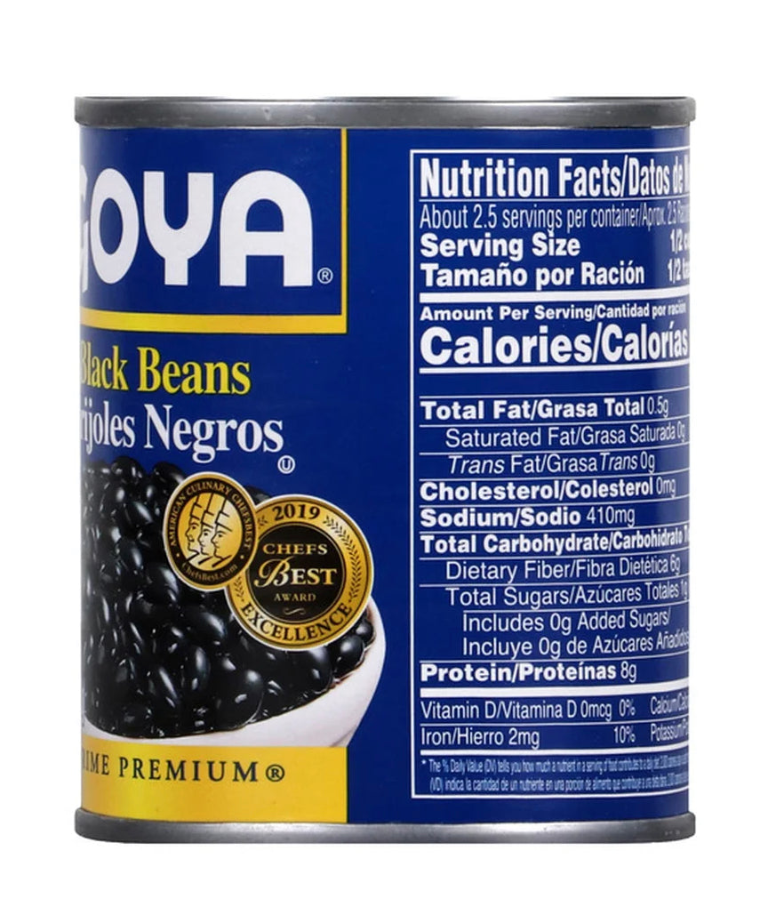 Goya Black Beans Prime Premium 10oz