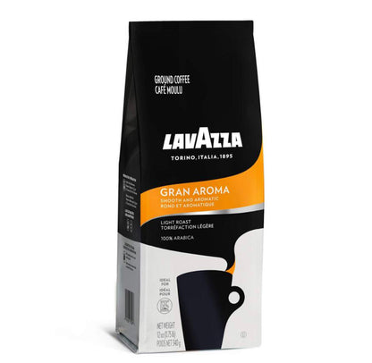 Lavazza Gran Aroma Light Roast Ground Coffee Blend 12oz