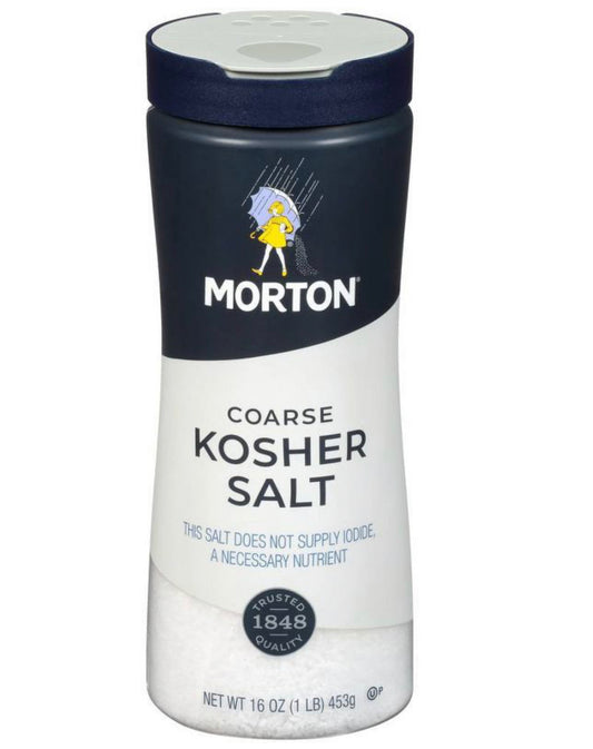 Morton Coarse Kosher Salt 16oz