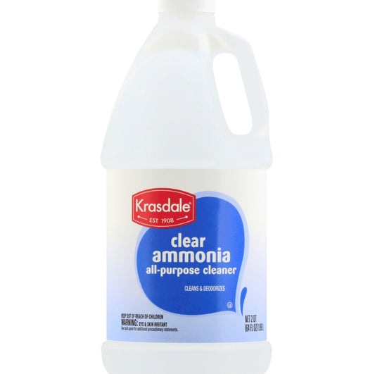 Krasdale Clear Ammonia All Purpose Cleaner 64 oz