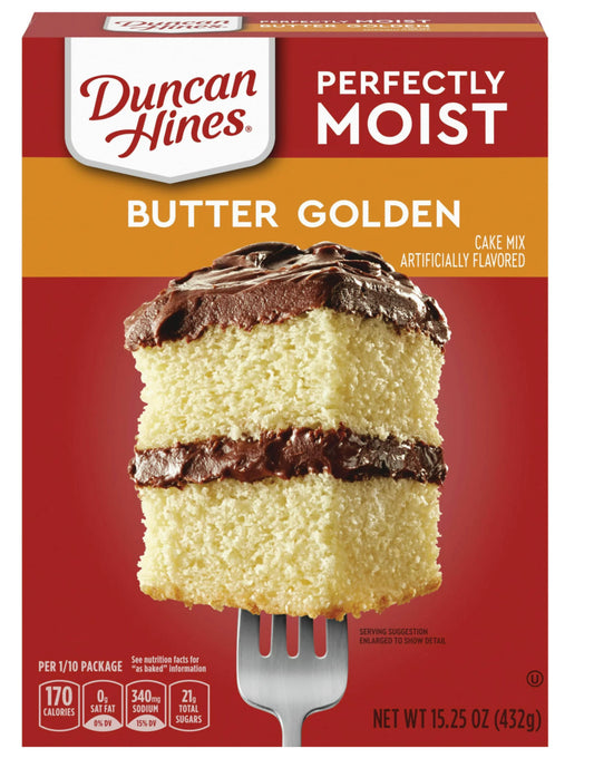 Duncan Hines Classic Butter Golden Cake Mix 15.25oz