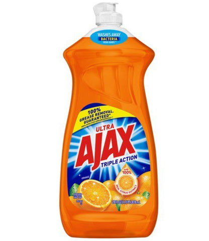 Ajax Ultra Action Orange Dish Liquid 28oz