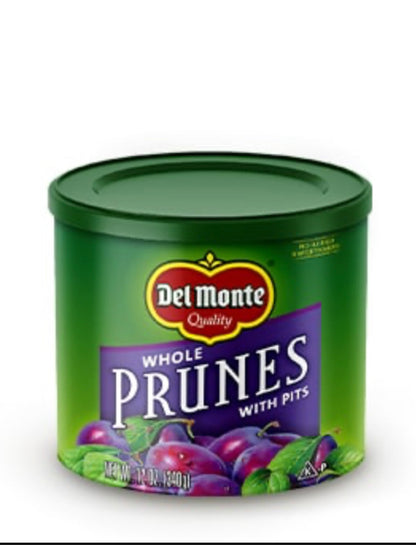 Del Monte Whole Prunes With Pits 12oz