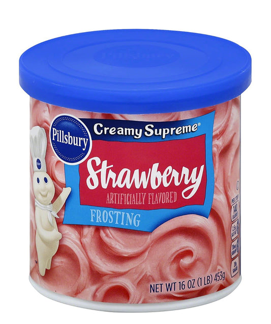 Pillsbury Creamy Supreme Frosting Strawberry 16oz