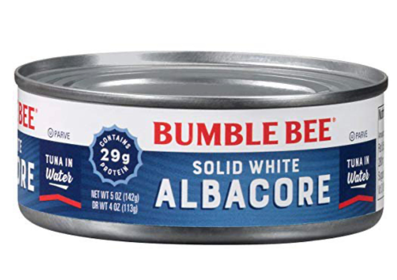 Bumble Bee Solid White Albacore Tuna In Water 5oz