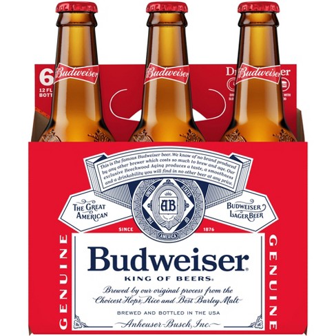 Budweiser 5% abv