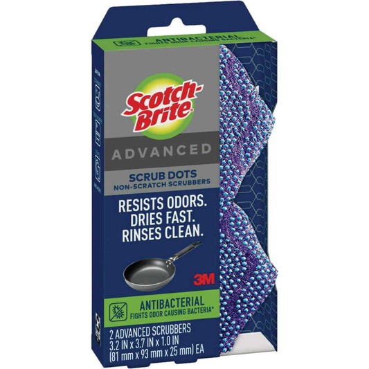 Scotch Brite Advanced Scrub Dots 2ct