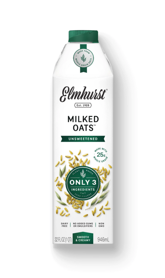 Elmhurst Milked Oats Unsweetened 32oz