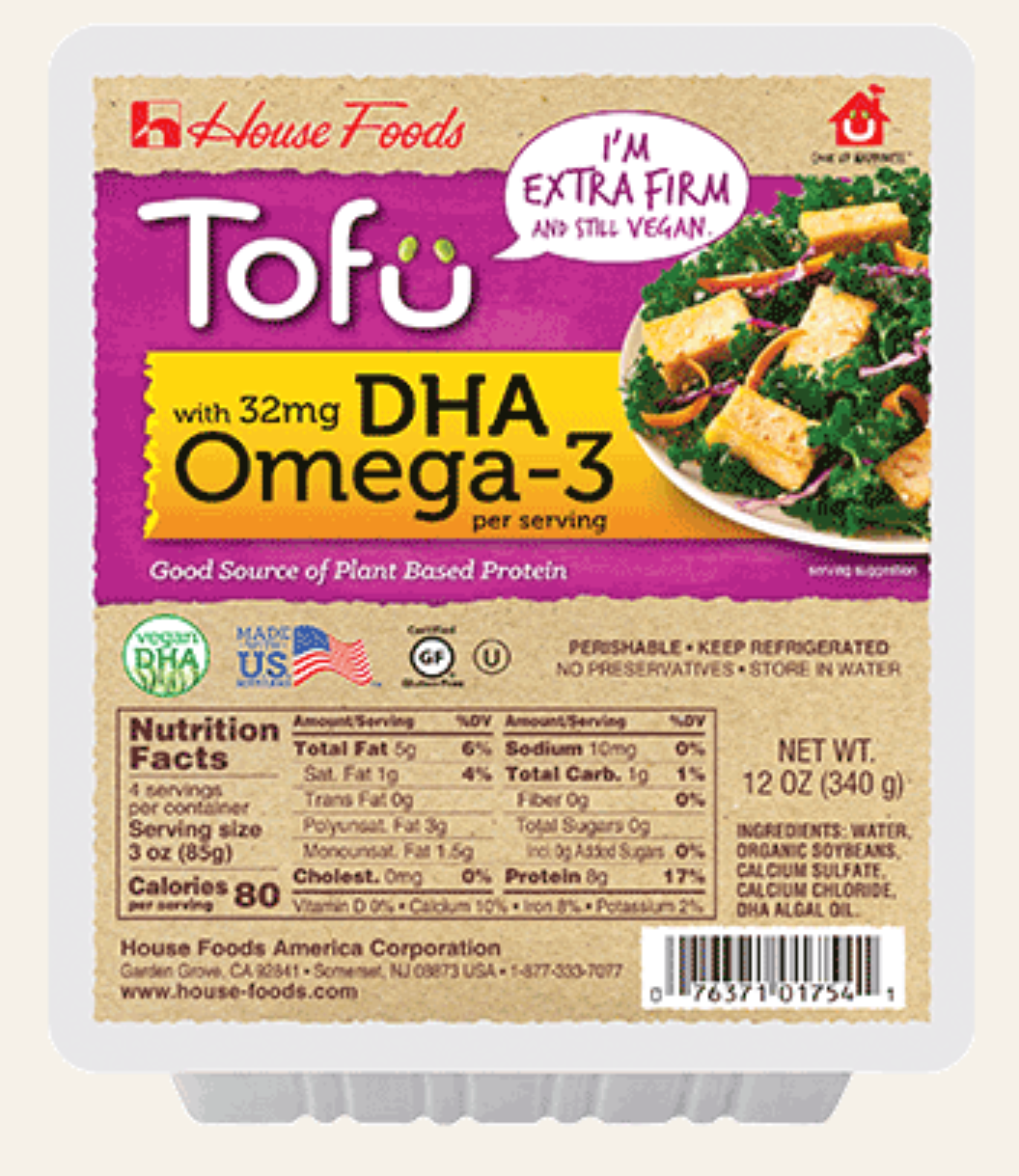 House Foods Tofu With DHA Omega 3 12oz