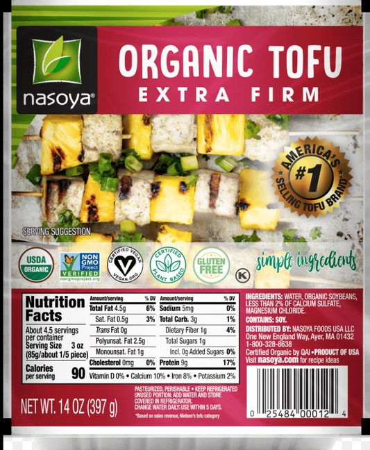 Nasoya Organic Tofu Extra Firm 14oz