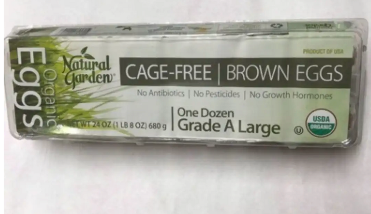 Natural Garden Cage Free Brown Eggs Grade A Large 12ct