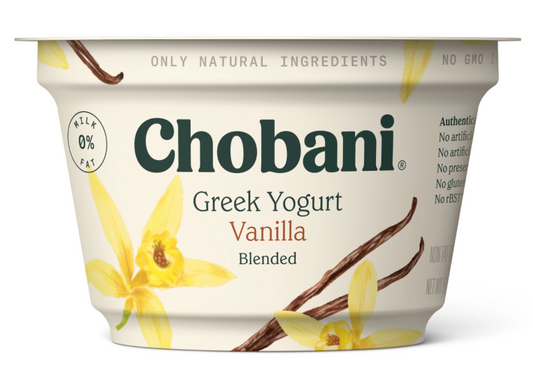 Chobani Greek Yogurt Vanilla 5.3oz