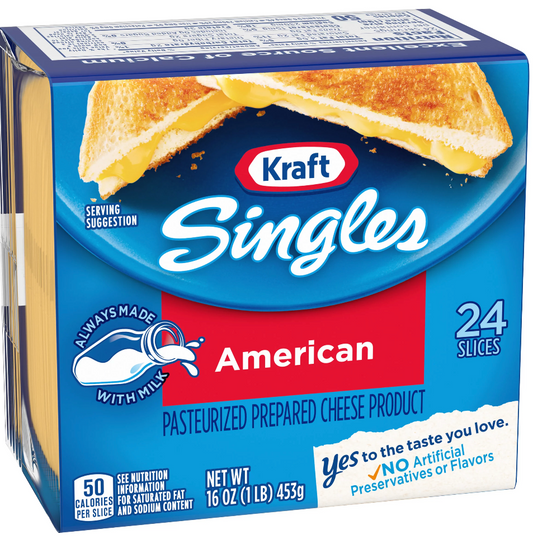 Kraft Singles American Cheese 24 Slices