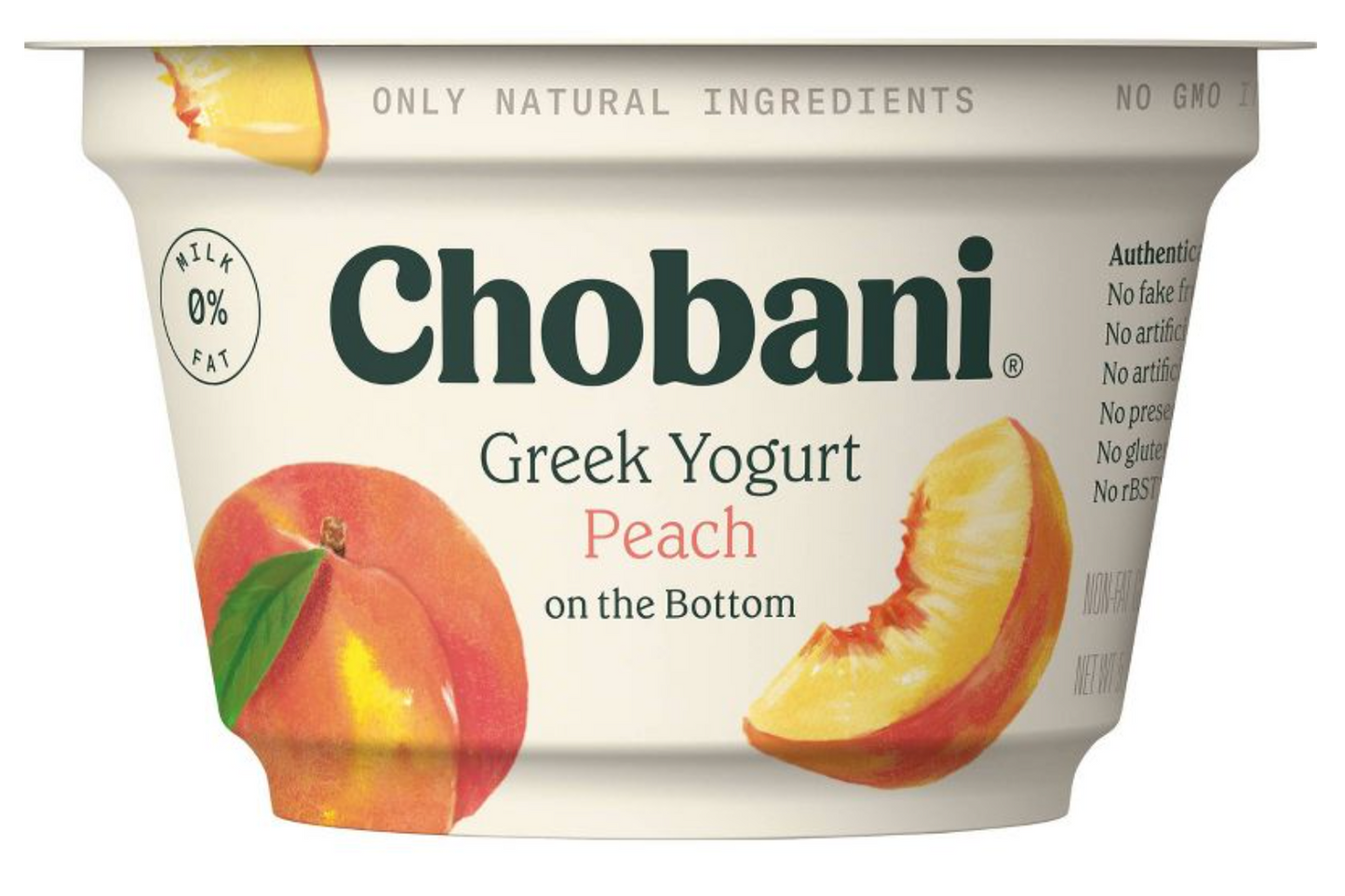 Chobani Greek Yogurt Peach 5.3oz