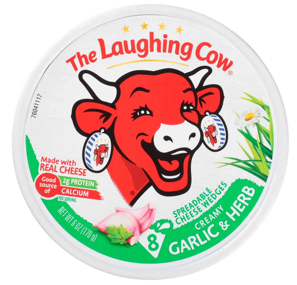 The Laughing Cow Creamy Garlic & Herb 6oz