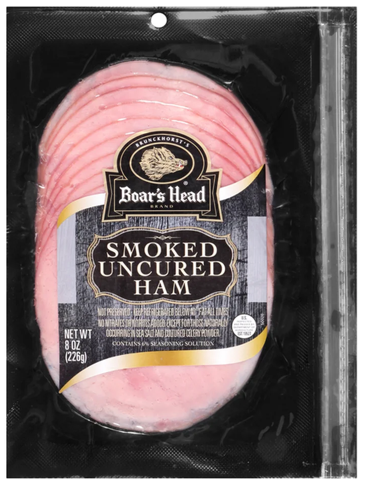 Boar's Head Smoked Uncured Ham 8oz