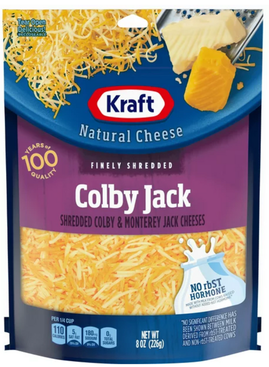 Kraft Colby Jack Finely Shredded Cheese 8oz