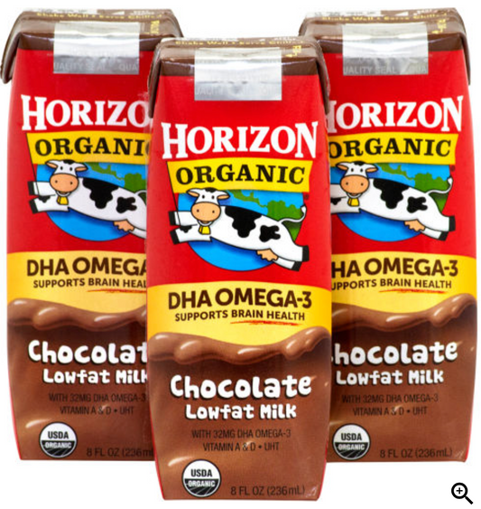 Horizon Organic Low Fat Milk Chocolate 8oz