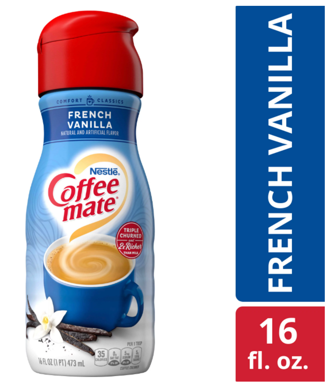 Coffee Mate French Vanilla Liquid Coffee Creamer 16oz