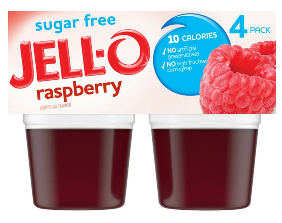 Jell-O Raspberry Sugar Free 4pk