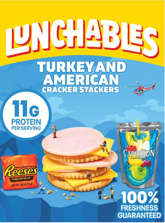 Oscar Mayer Lunchables Turkey & American Cheese Cracker Stackers - 8.9oz