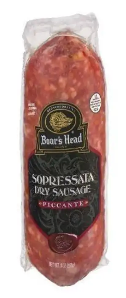 Boar's Head Uncured Sopressata Dry Sausage 9oz