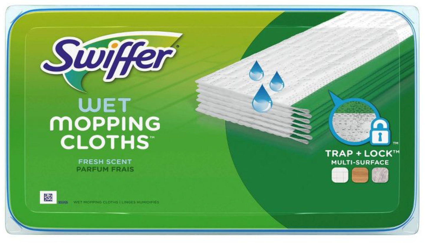 Swiffer Sweeper Wet Mopping Cloths Refills Fresh Scent 12ct