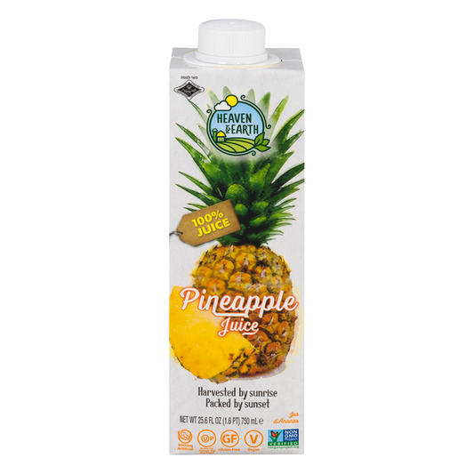 Heaven & Earth Pineapple Juice 25.6oz