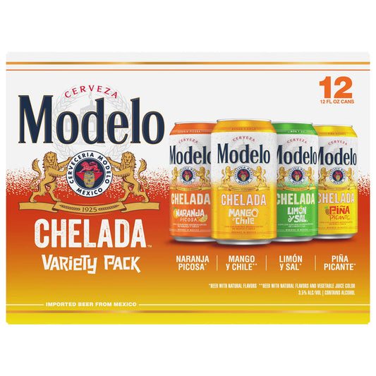 Modelo Chelada Variety Pack 3.5% abv