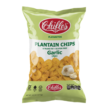 Chifles Plantain Chips Garlic 4.5oz