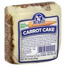 Nemos Carrot Cake with Cream Cheese Icing