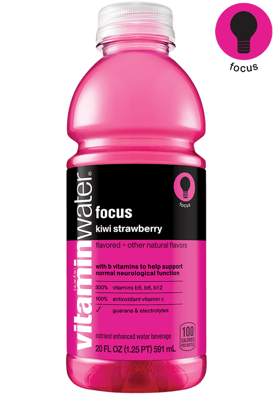 Vitamin Water Focus Kiwi Strawberry 20oz