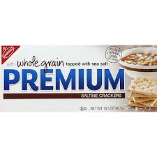 Premium Whole Grain Saltine Crackers