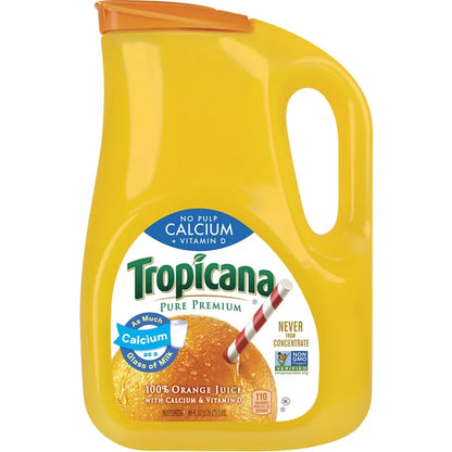 Tropicana Orange Calcium No Pulp 89oz