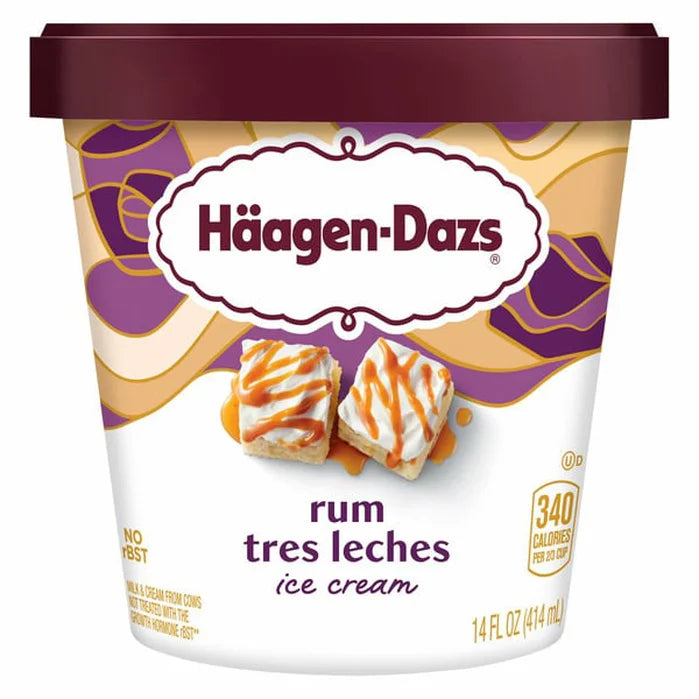 Haagen Dazs Rum Tres Leches 14oz