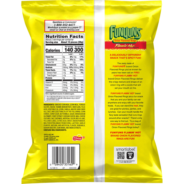 Funyuns Flamin Hot 2.12oz