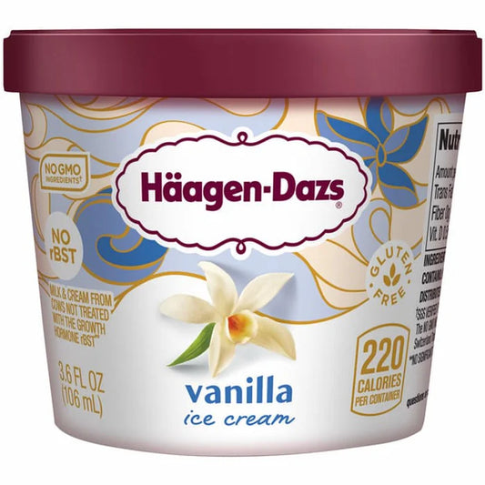 Haagen Dazs Vanilla 3.6oz